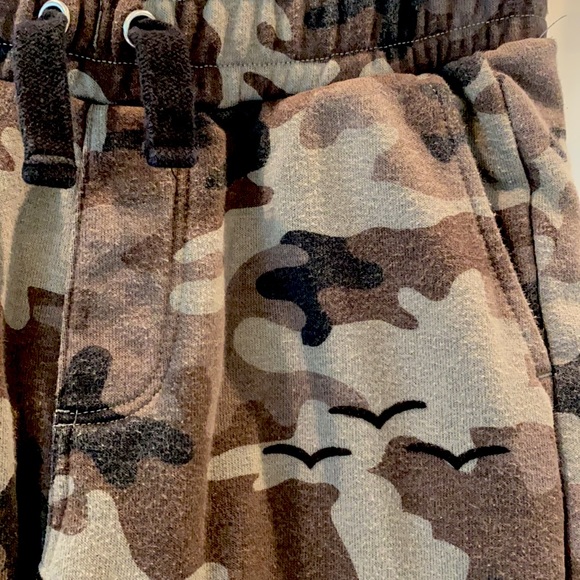 Lazypants Kids Size 8 blk/brn/grn joggers - Picture 3 of 4